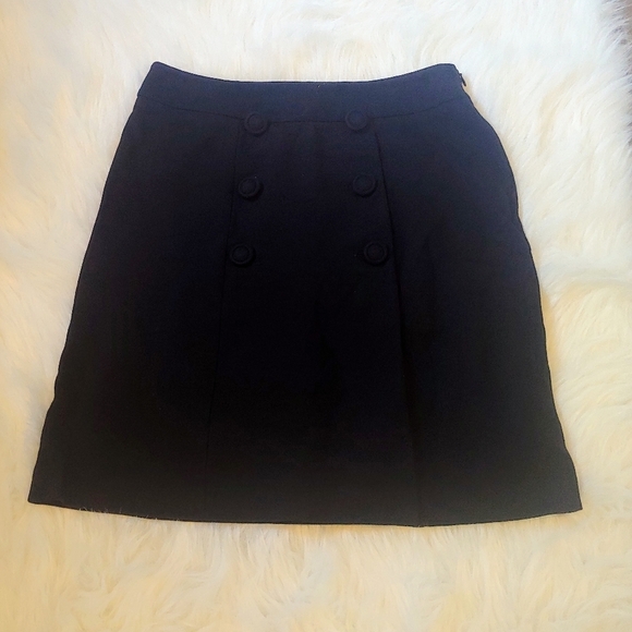 Talbots petite black button front skirt - Picture 5 of 5